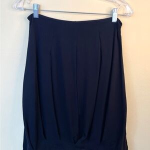 Chic Black Silk Gary Graham Skirt